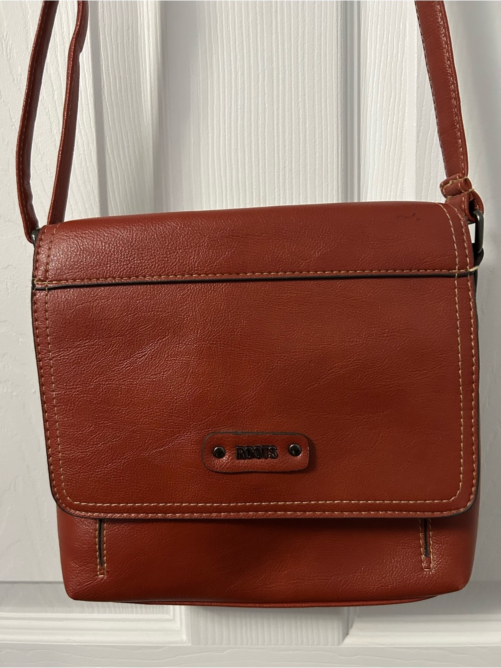Roots Rust Brown Crossbody Bag